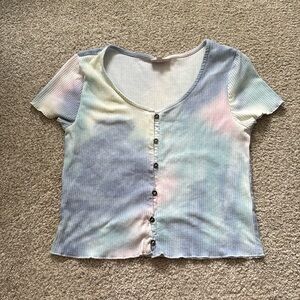 SO Brand Multicolor Crop Top Women’s Size L